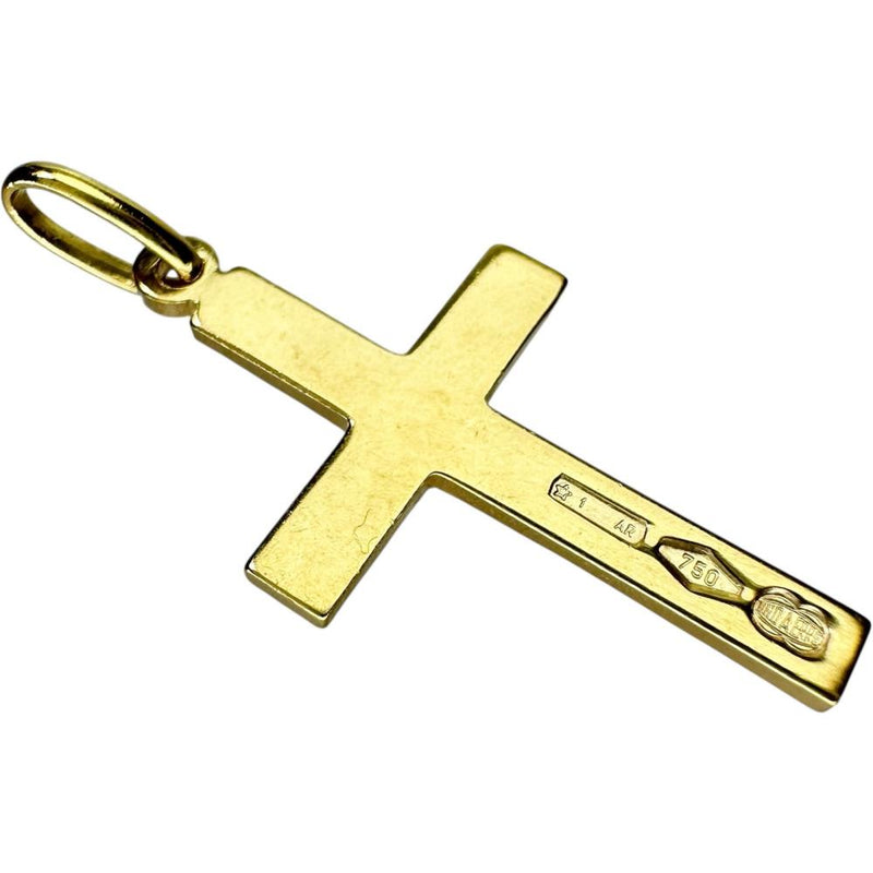 【UNOAERRE/ウノアエレ】 クロス ペンダントトップ K18ゴールド 18金 1.3g レディース 【中古】【真子質店】【BL】 【IMox】 【ex】
