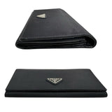 【PRADA/プラダ】 M608 二つ折り財布 ナイロン/レザー ブラック ユニセックス【中古】【真子質店】【BL】 【Yx】