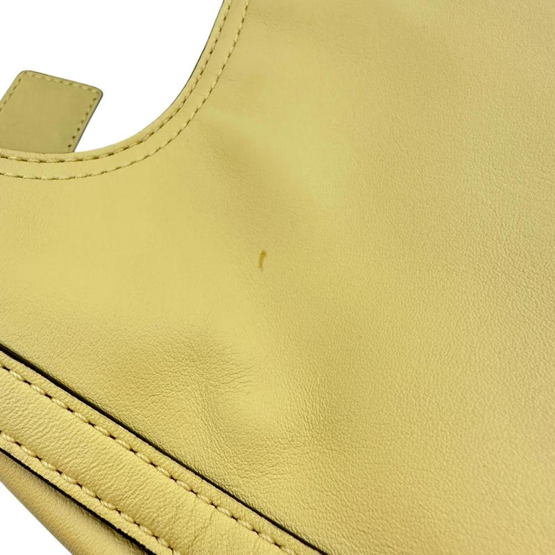 【COACH/コーチ】 23385 編み込み ハンドバッグ レザー イエローレザー/シルバー金具 レディース【中古】【真子質店】【BL】 【Dx】
