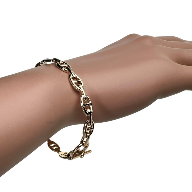【HERMES/エルメス】 ブレスレット シェーヌダンクル アンシェネ K18PGピンクゴールド 18金 19.1g 17cm ST（サイズ） レディース 【中古】【真子質店】【BL】 【MoIKx】