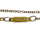 【TIFFANY&Co./ティファニー】 ペリドット ネックレス キスアラウンド K18ゴールド 18金 2.6g 41cm レディース 【中古】【真子質店】【BL】 【YDS】