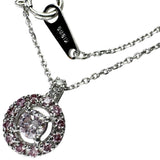 【TASAKI/タサキ】 ファンシーライトパープリッシュピンクダイヤモンド 0.157ct 取巻きダイヤモンド（ピンク＆透明） 0.10ct ネックレス K18WGホワイトゴールド 18金 2.9g 45cm レディース 【中古】【真子質店】【NN】 【ITIx】