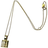 【BURBERRY/バーバリー】 バーバーリーチェック柄 ネックレス K18ゴールド 18金 3.0g 40cm レディース 【中古】【真子質店】【BL】 【DMiD】