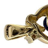 サファイア 1.26ct ダイヤモンド 0.18ct ペンダントトップ K18ゴールド 18金 2.9g レディース 【中古】【真子質店】【NN】 【MoMox】