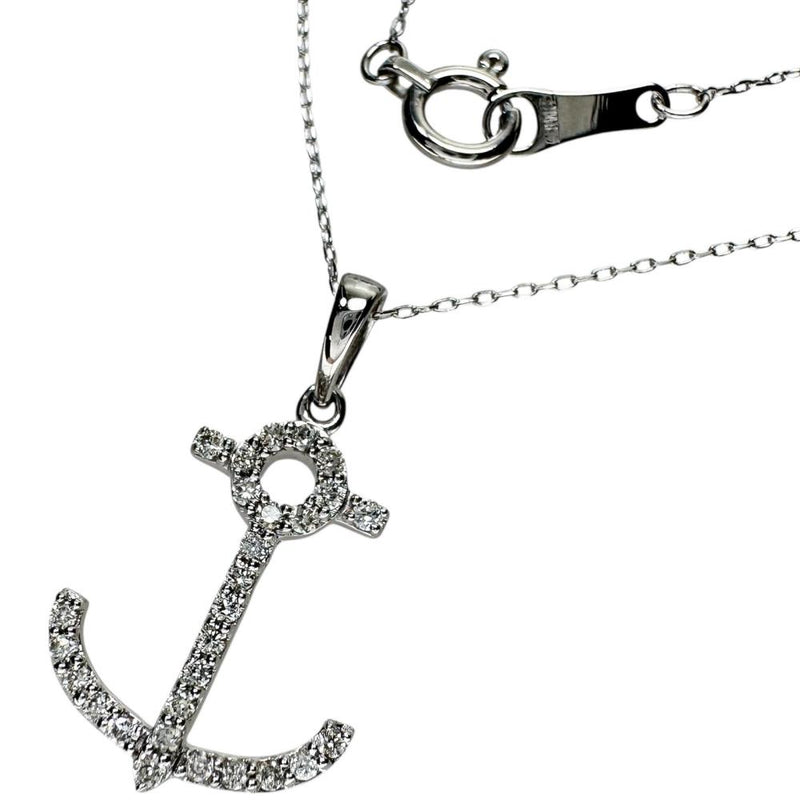 碇/アンカーデザイン ダイヤモンド 0.13ct ネックレス K18WGホワイトゴールド 18金 1.3g 40cm レディース
【中古】【真子質店】【NN】




【TYD】