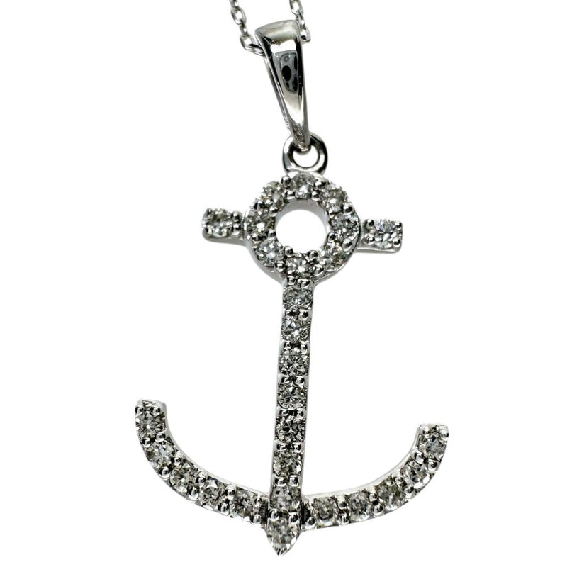 碇/アンカーデザイン ダイヤモンド 0.13ct ネックレス K18WGホワイトゴールド 18金 1.3g 40cm レディース
【中古】【真子質店】【NN】




【TYD】