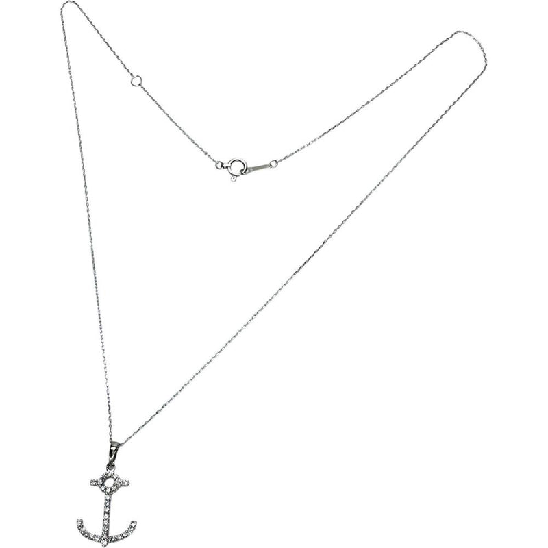 碇/アンカーデザイン ダイヤモンド 0.13ct ネックレス K18WGホワイトゴールド 18金 1.3g 40cm レディース
【中古】【真子質店】【NN】




【TYD】