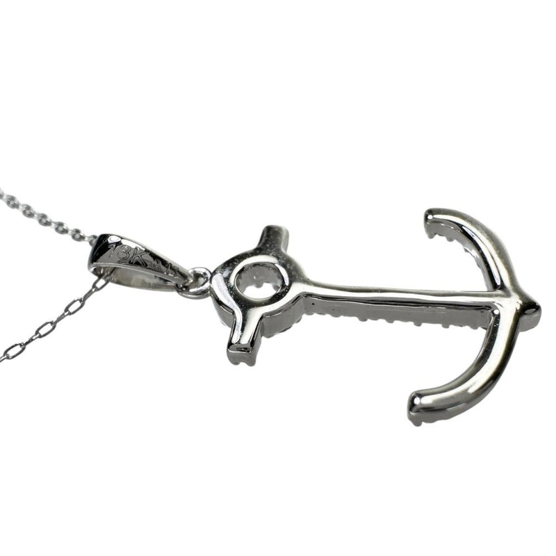 碇/アンカーデザイン ダイヤモンド 0.13ct ネックレス K18WGホワイトゴールド 18金 1.3g 40cm レディース
【中古】【真子質店】【NN】




【TYD】
