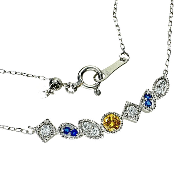ダイヤモンド(ファンシービビッドオレンジイエロー) 0.111ct その他ダイヤモンド 0.12ct アウイナイト 0.02ct ネックレス Pt850プラチナ/Pt900プラチナ 2.7g 47cm レディース
【中古】【真子質店】【NN】




【YxMo】