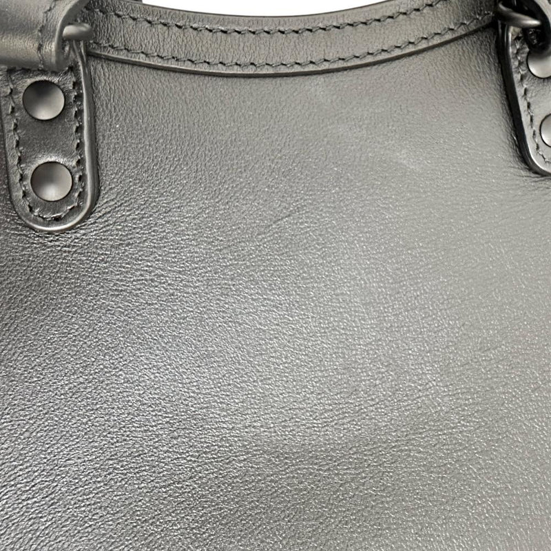 【BALENCIAGA/バレンシアガ】 ネオクラシック ミニ 638524 2WAY ハンドバッグ ショルダーバッグ レザー ブラック/ブラック金具 レディース【中古】【真子質店】【BL】 【IMaMox】