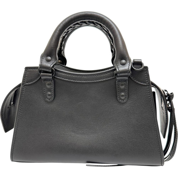 【BALENCIAGA/バレンシアガ】 ネオクラシック ミニ 638524 2WAY ハンドバッグ ショルダーバッグ レザー ブラック/ブラック金具 レディース【中古】【真子質店】【BL】 【IMaMox】