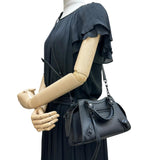 【BALENCIAGA/バレンシアガ】 ネオクラシック ミニ 638524 2WAY ハンドバッグ ショルダーバッグ レザー ブラック/ブラック金具 レディース【中古】【真子質店】【BL】 【IMaMox】
