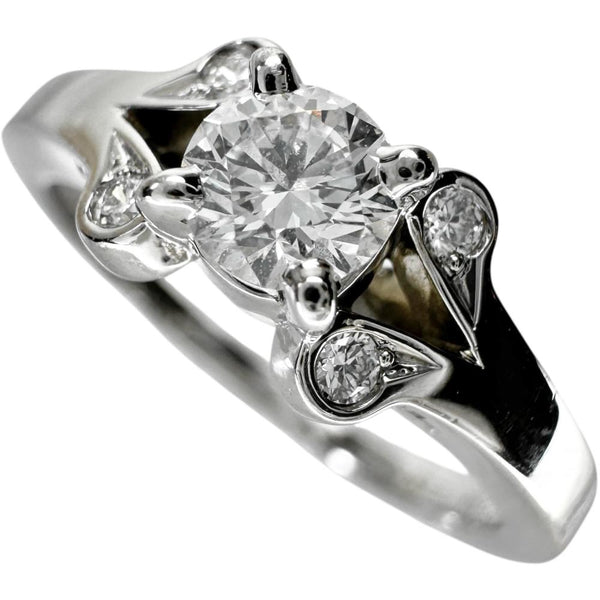 7号【CARTIER/カルティエ】 ダイヤモンド 0.20ct リング・指輪 バレリーナ ソリテールリング Pt950プラチナ 3.8g 47 レディース 【中古】【真子質店】【BL】 【YMox】