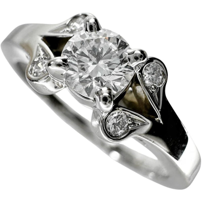7号【CARTIER/カルティエ】 ダイヤモンド 0.20ct リング・指輪 バレリーナ ソリテールリング Pt950プラチナ 3.8g 47 レディース 【中古】【真子質店】【BL】 【YMox】