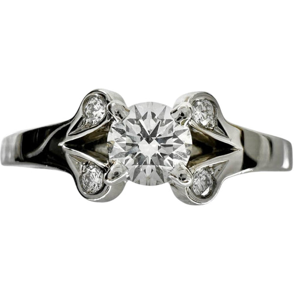 7号【CARTIER/カルティエ】 ダイヤモンド 0.20ct リング・指輪 バレリーナ ソリテールリング Pt950プラチナ 3.8g 47 レディース 【中古】【真子質店】【BL】 【YMox】