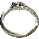 7号【CARTIER/カルティエ】 ダイヤモンド 0.20ct リング・指輪 バレリーナ ソリテールリング Pt950プラチナ 3.8g 47 レディース 【中古】【真子質店】【BL】 【YMox】