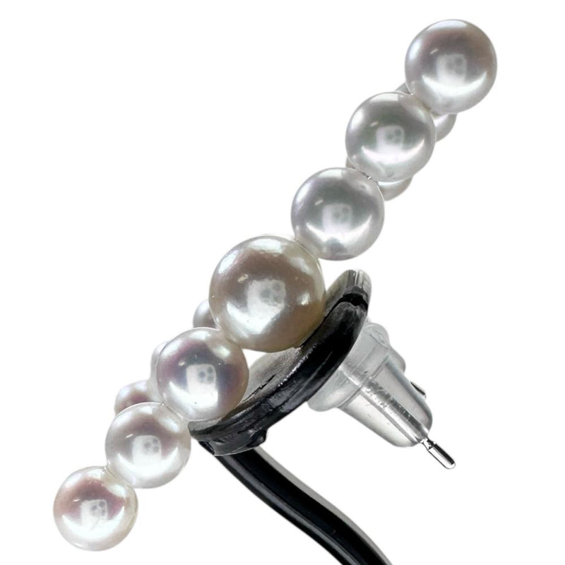 アコヤ真珠4.1～5.4mm ピアス K14WGホワイトゴールド 14金 1.8g レディース 【中古】【真子質店】【NN】 【MoMo】