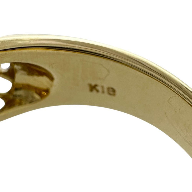 17号 イエローサファイア（カラーグラデーション） 2.59ct リング・指輪 K18ゴールド 18金 7.4g レディース 【中古】【真子質店】【NN】 【IxxI】