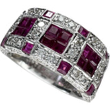 12号 ルビー 計2.40ct ダイヤモンド 計0.50ct リング・指輪 K18WGホワイトゴールド 18金 8.2g レディース
【中古】【真子質店】【NN】




【IITT】