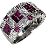 12号 ルビー 計2.40ct ダイヤモンド 計0.50ct リング・指輪 K18WGホワイトゴールド 18金 8.2g レディース
【中古】【真子質店】【NN】




【IITT】