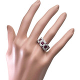 12号 ルビー 計2.40ct ダイヤモンド 計0.50ct リング・指輪 K18WGホワイトゴールド 18金 8.2g レディース
【中古】【真子質店】【NN】




【IITT】