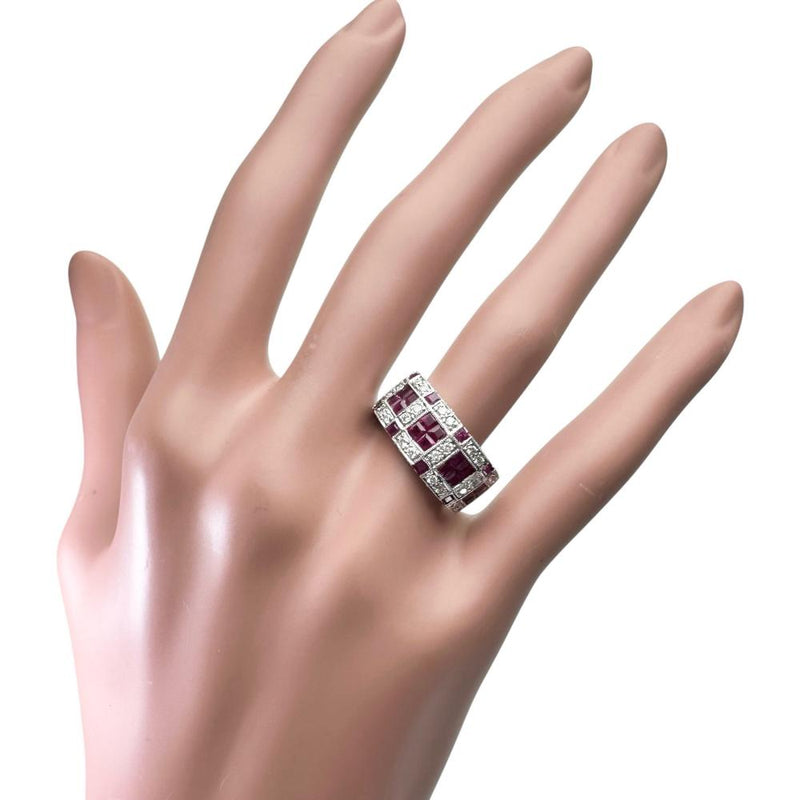 12号 ルビー 計2.40ct ダイヤモンド 計0.50ct リング・指輪 K18WGホワイトゴールド 18金 8.2g レディース
【中古】【真子質店】【NN】




【IITT】