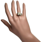 18号【POLA/ポーラ】 ダイヤモンド 0.32ct イエローダイヤモンド 0.13ct リング・指輪 K18ゴールド 18金/Pt900プラチナ 8.9g レディース 【中古】【真子質店】【NN】 【IIxx】