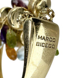 17号【Marco Bicego/マルコビチェゴ】 パラダイス マルチストーン リング・指輪 K18ゴールド 18金 9.0g レディース 【中古】【真子質店】【BL】 【IMoDx】