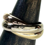10号【CARTIER/カルティエ】 リング・指輪 トリニティ K18ゴールド 18金/YG/WG/PG 7.5g 50 レディース 【中古】【真子質店】【GD】 【IxMiS】