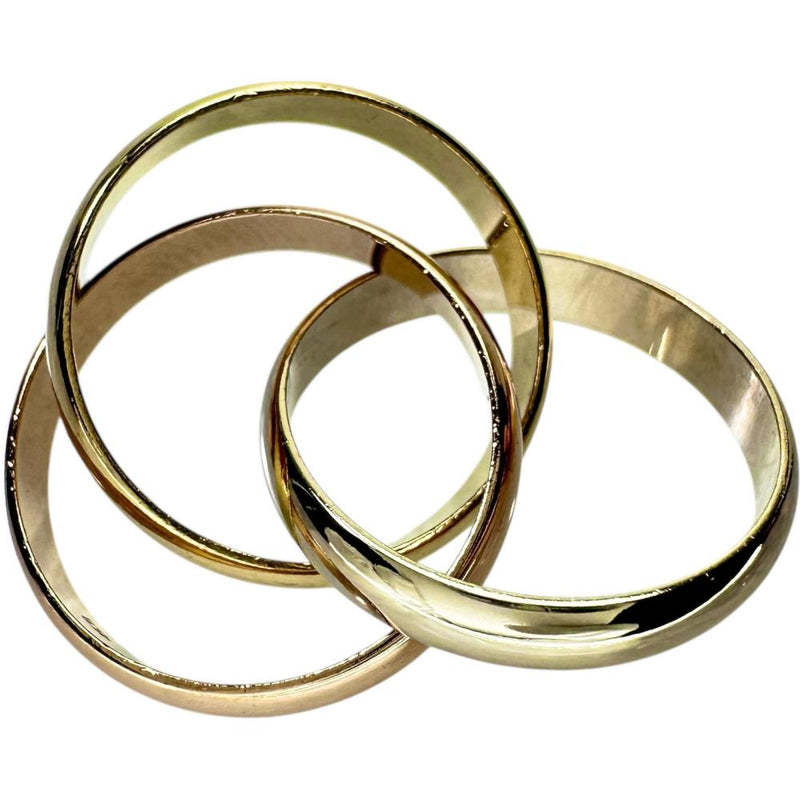 10号【CARTIER/カルティエ】 リング・指輪 トリニティ K18ゴールド 18金/YG/WG/PG 7.5g 50 レディース 【中古】【真子質店】【GD】 【IxMiS】
