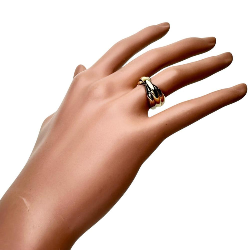 10号【CARTIER/カルティエ】 リング・指輪 トリニティ K18ゴールド 18金/YG/WG/PG 7.5g 50 レディース 【中古】【真子質店】【GD】 【IxMiS】
