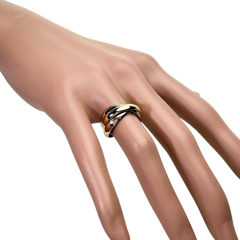 10号【CARTIER/カルティエ】 リング・指輪 トリニティ K18ゴールド 18金/YG/WG/PG 7.5g 50 レディース 【中古】【真子質店】【GD】 【IxMiS】