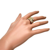 13号【BVLGARI/ブルガリ】 トゥボガス　スピガ ダイヤモンド リング・指輪 K18ゴールド 18金 20.6g レディース 【中古】【真子質店】【GD】 【IIMiMix】