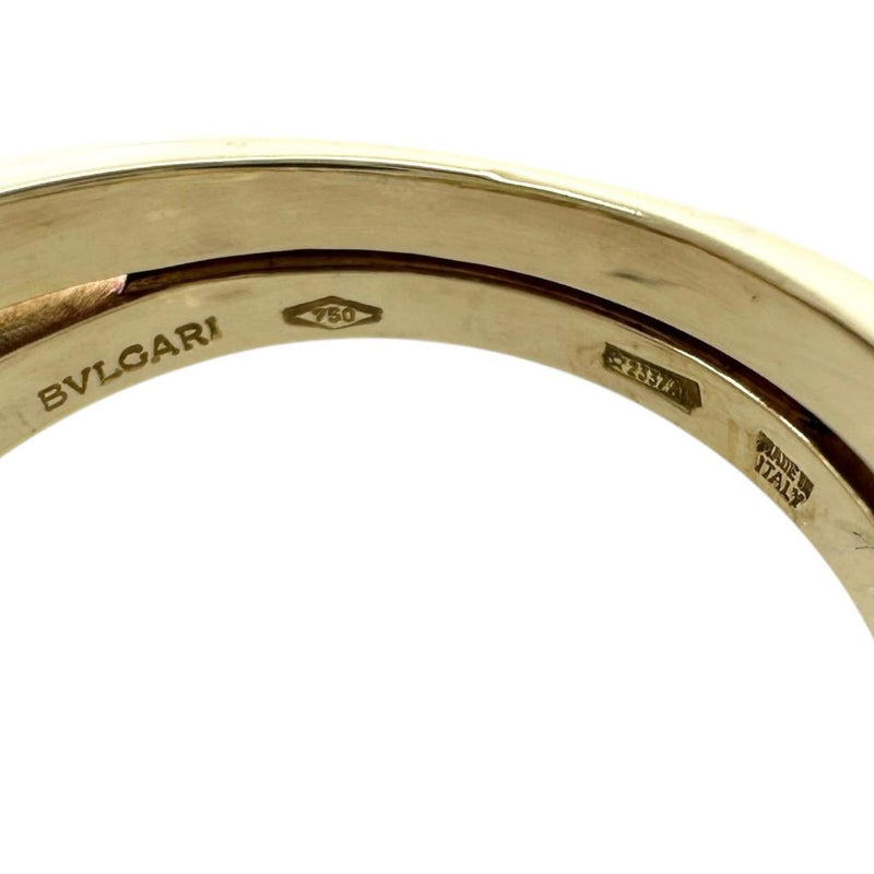 13号【BVLGARI/ブルガリ】 アレグラ ブルートパーズ/ペリドット/ガーネット ダイヤモンド リング・指輪 K18ゴールド 18金 8.2g レディース 【中古】【真子質店】【GD】 【MaMiMox】