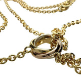 【CARTIER/カルティエ】 ネックレス ベビートリニティ パンピーユ K18YGイエローゴールド 18金/K18PGピンクゴールド 18金/K18ＷGホワイトゴールド/18金 17.6g 37.5cm レディース 【中古】【真子質店】【GD】 【TMaYMo】