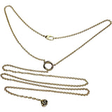 【CARTIER/カルティエ】 ネックレス ベビートリニティ パンピーユ K18YGイエローゴールド 18金/K18PGピンクゴールド 18金/K18ＷGホワイトゴールド/18金 17.6g 37.5cm レディース 【中古】【真子質店】【GD】 【TMaYMo】