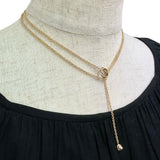【CARTIER/カルティエ】 ネックレス ベビートリニティ パンピーユ K18YGイエローゴールド 18金/K18PGピンクゴールド 18金/K18ＷGホワイトゴールド/18金 17.6g 37.5cm レディース 【中古】【真子質店】【GD】 【TMaYMo】