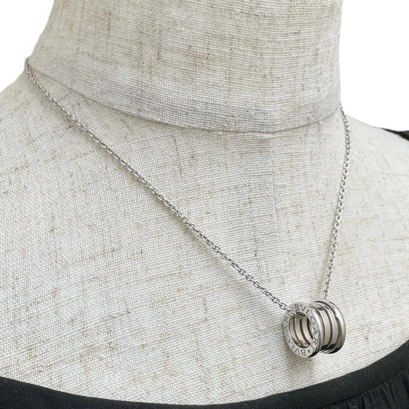 【BVLGARI/ブルガリ】 ネックレス B-ZERO1 K18WGホワイトゴールド 18金 41.0g 11.5cm レディース 【中古】【真子質店】【GD】 【IMoDx】