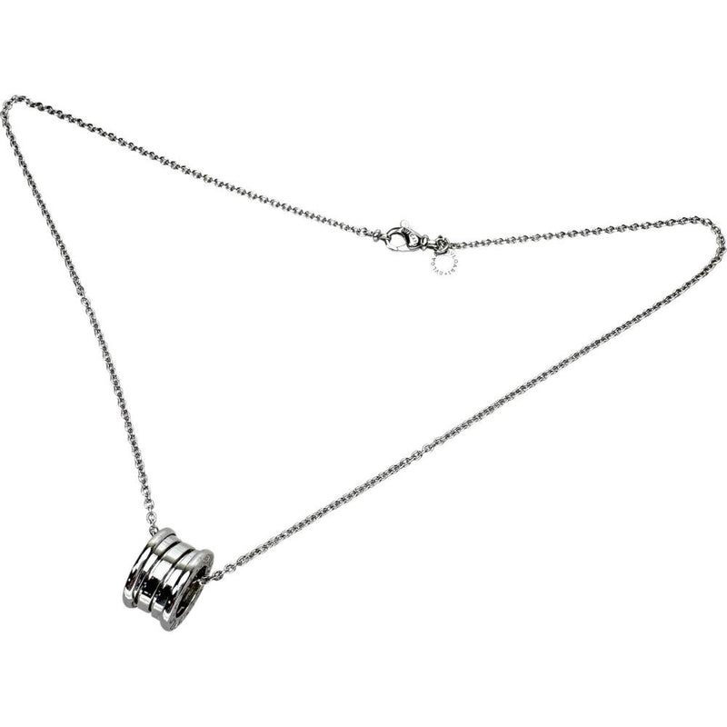 【BVLGARI/ブルガリ】 ネックレス B-ZERO1 K18WGホワイトゴールド 18金 41.0g 11.5cm レディース 【中古】【真子質店】【GD】 【IMoDx】