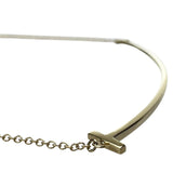 【TIFFANY&Co./ティファニー】 ネックレス Tスマイル ラージ K18ゴールド 18金 3.7g 46.0cm レディース 【中古】【真子質店】【GD】 【IMaTx】