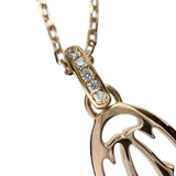 【CARTIER/カルティエ】 ロゴ ダイヤモンド 5P ネックレス K18PGピンクゴールド 18金 4.1g 41.0cm レディース 【中古】【真子質店】【GD】 【IMiKx】
