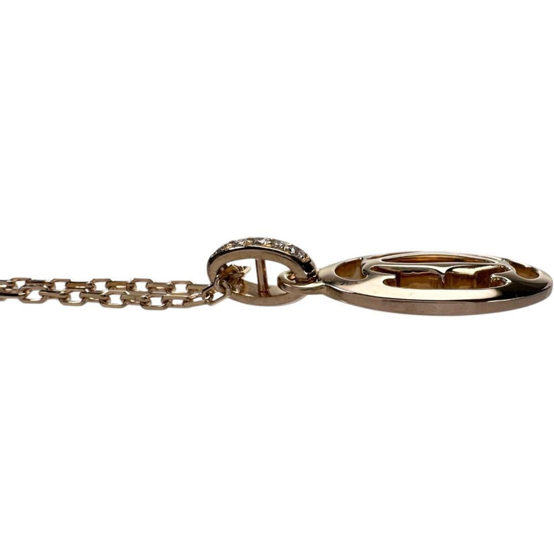 【CARTIER/カルティエ】 ロゴ ダイヤモンド 5P ネックレス K18PGピンクゴールド 18金 4.1g 41.0cm レディース 【中古】【真子質店】【GD】 【IMiKx】