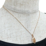 【CARTIER/カルティエ】 ロゴ ダイヤモンド 5P ネックレス K18PGピンクゴールド 18金 4.1g 41.0cm レディース 【中古】【真子質店】【GD】 【IMiKx】