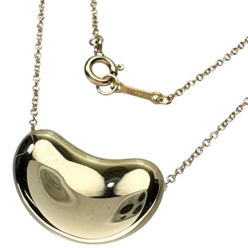 【TIFFANY&Co./ティファニー】 ビーン エルサペレッティ ネックレス K18ゴールド 18金 7.3g 40.5cm レディース 【中古】【真子質店】【GD】 【IIxx】