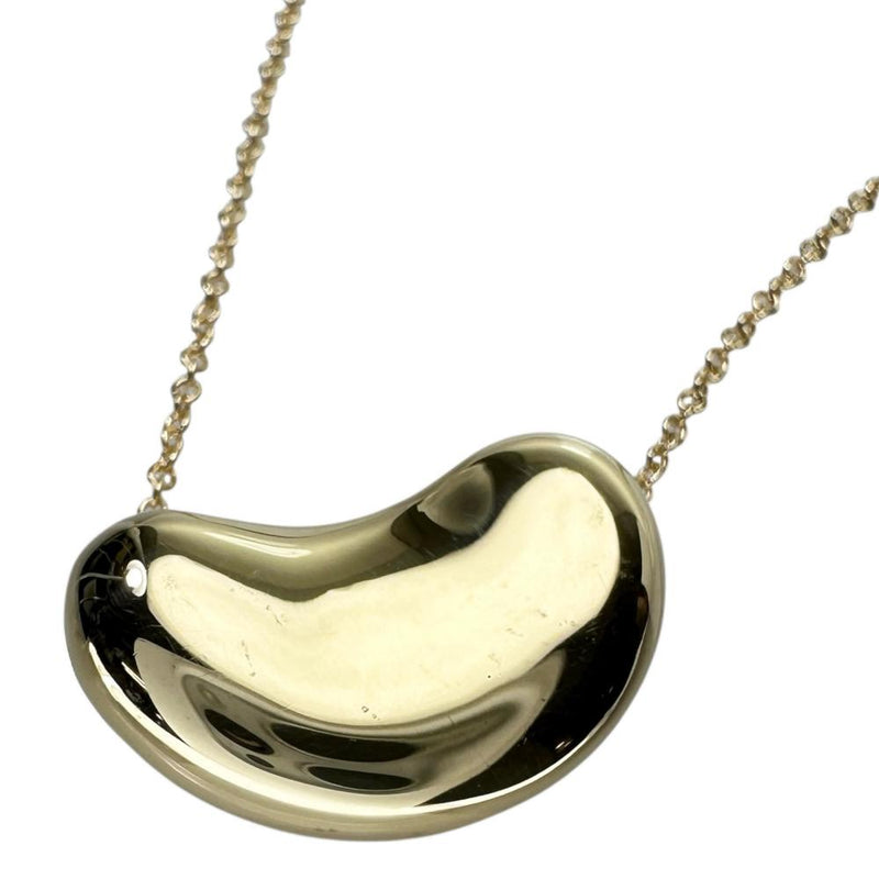 【TIFFANY&Co./ティファニー】 ビーン エルサペレッティ ネックレス K18ゴールド 18金 7.3g 40.5cm レディース 【中古】【真子質店】【GD】 【IIxx】