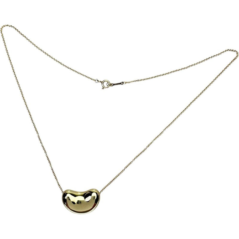 【TIFFANY&Co./ティファニー】 ビーン エルサペレッティ ネックレス K18ゴールド 18金 7.3g 40.5cm レディース 【中古】【真子質店】【GD】 【IIxx】