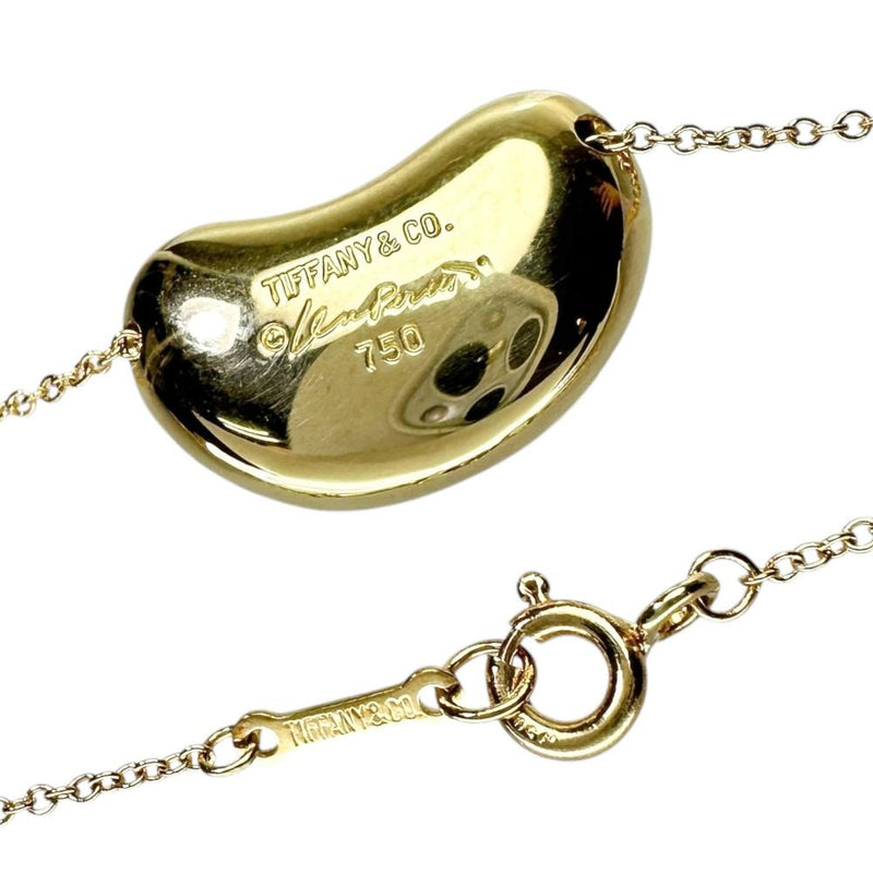 【TIFFANY&Co./ティファニー】 ビーン エルサペレッティ ネックレス K18ゴールド 18金 7.3g 40.5cm レディース 【中古】【真子質店】【GD】 【IIxx】