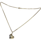 【TIFFANY&Co./ティファニー】 社外チェーン ダイヤモンド 5P ネックレス ドッツハート K18ゴールド 18金/Pt950プラチナ 10.0g 40.0cm レディース 【中古】【真子質店】【GD】 【IDKD】