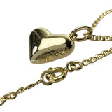 【TIFFANY&Co./ティファニー】 社外チェーン ダイヤモンド 5P ネックレス ドッツハート K18ゴールド 18金/Pt950プラチナ 10.0g 40.0cm レディース 【中古】【真子質店】【GD】 【IDKD】