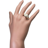 16号【BVLGARI/ブルガリ】 ダイヤモンド リング・指輪 セルペンティ K18PGピンクゴールド 18金 9.7g Lサイズ レディース 【中古】【真子質店】【GD】 【KxDx】